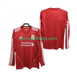 Camisola Liverpool 2012 Retro Homem Equipamento Primeiro 2010 Manga Comprida